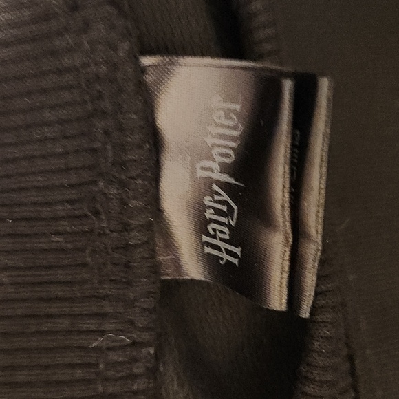 Warner Bros. Black Sweater with Silver Sequin Sleeves - Picture 3 of 4